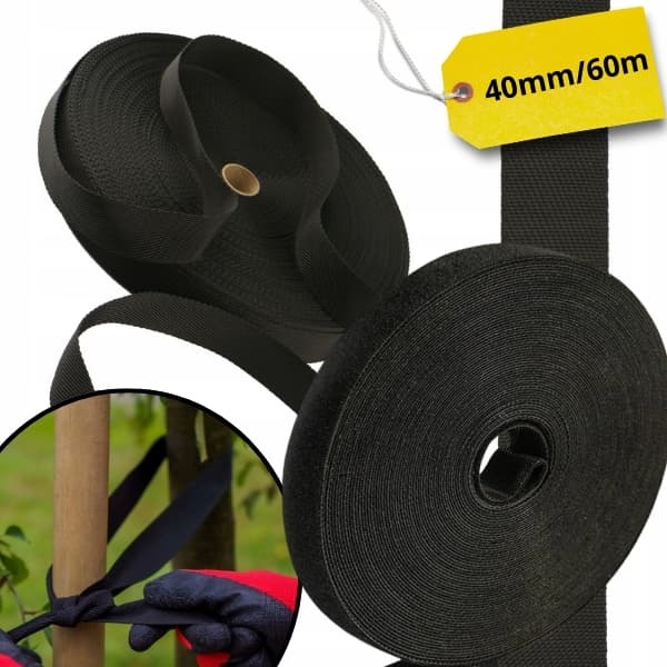 STARK TEJP FÖR FÄSTNING AV TRÄD, VÄXTER OCH BINDNING 40 mm/60 m.