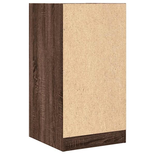vidaXL apoteksskab brunt egetræ 40x41x77,5 cm