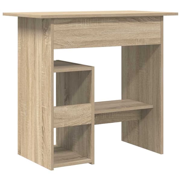 vidaXL skrivebord, Sonoma eg, 80x45x74 cm, spånplade