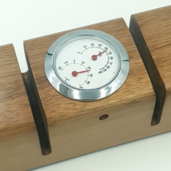 MAGNETISK TRÄKNIVSTERMOMETER HYGROMETER