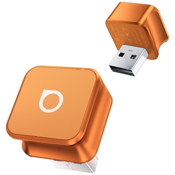 Ottocast CP88-T Mini Cube CarPlay Bluetooth-biladapter Orange