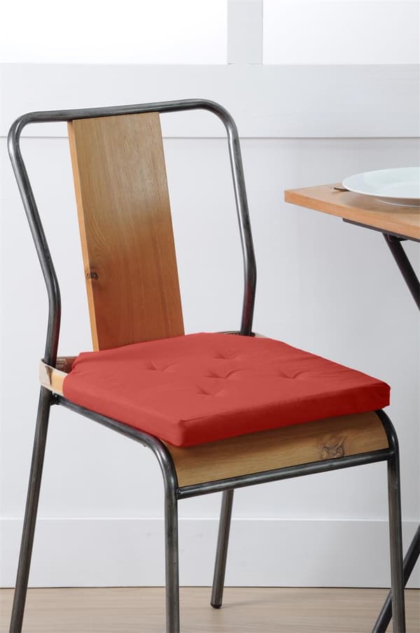DUO stolsdyna 38x38 tegelfärgad