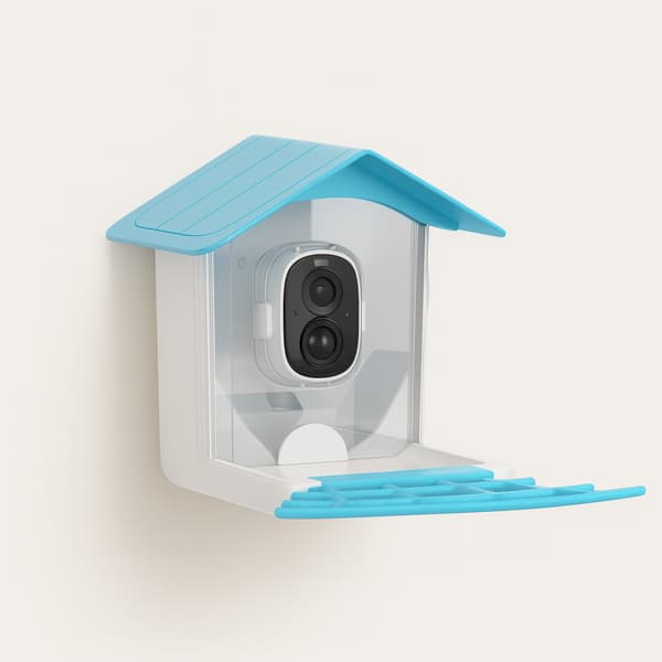 VicoHome G02 Smart fuglefoderautomat med WiFi-kamera med solpanel