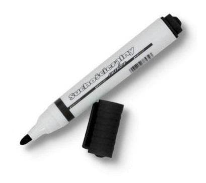 Sort whiteboardmarker (12 stk.)