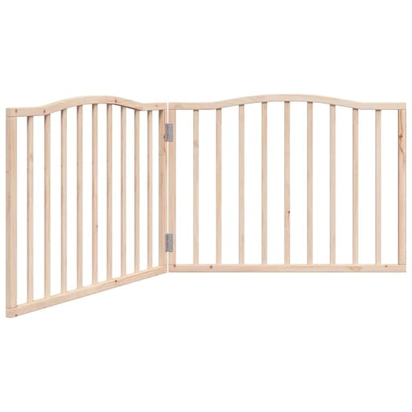 vidaXL foldbart sikkerhedsgitter til hunde, 2 paneler, 160 cm