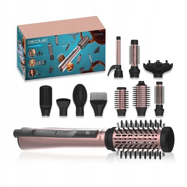 Cecotec CeramicCare 10-i-1 AirBrush 1200W Joniserande Hårtorkborste