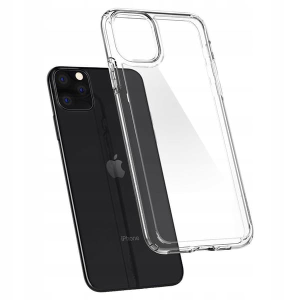 TRANSPARENT ETUI til IPHONE 11 PRO SLIMET ETUI KLART + GLAS
