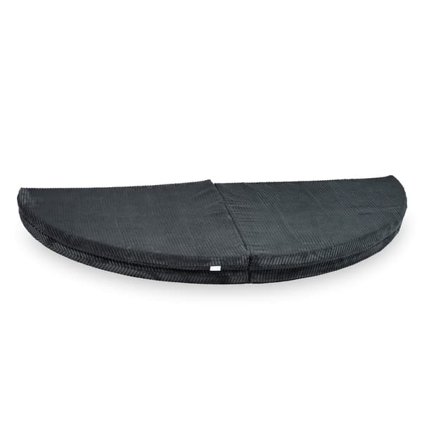 Rund foldemåtte, diameter 160, Corduroy grafit