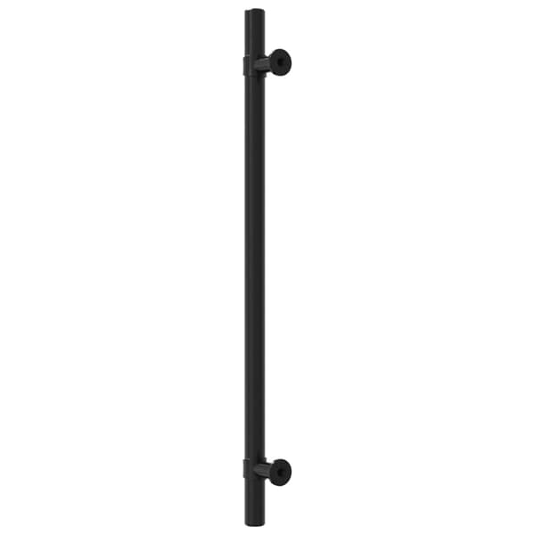 vidaXL skabsgreb 10 stk. sort 224 mm rustfrit stål