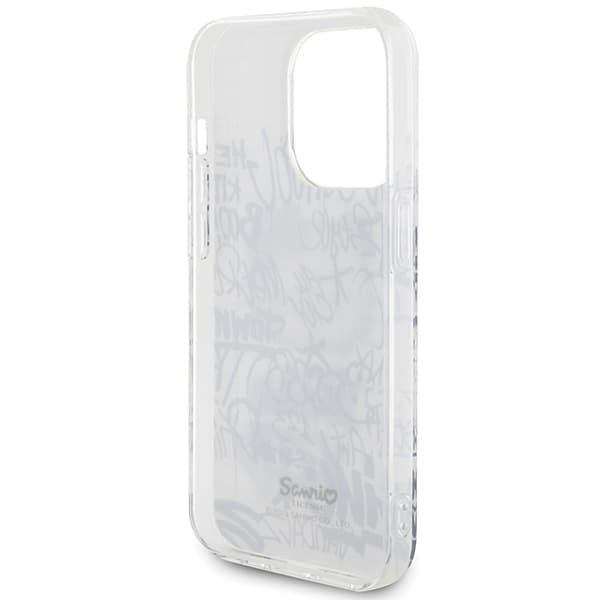 Hello Kitty IML Kitty On Bricks Graffiti-cover til iPhone 15 Pro Max, hvid