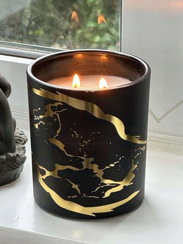 Rose Grøn Te Duftlys Soja 280g Aromaterapi
