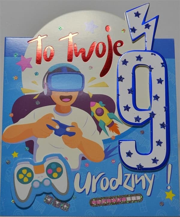 Syntymäpäiväkortti 9