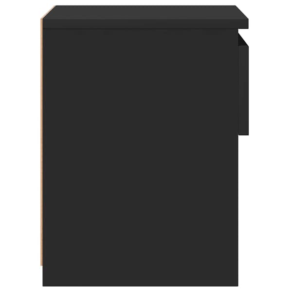 vidaXL sengebord sort 40x30x39 cm spånplade