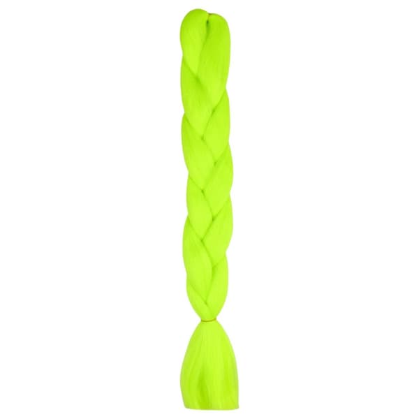 Synteettiset värikkäät letit - Lime Explosion