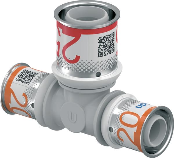 Reduktions-T-stykke ppsu 20-25-20 Uponor S-Press Plus