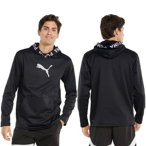Puma Train Pwr Fleece Hættetrøje Sort [520893 01] rM