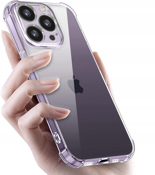 BAGCOVER TIL IPHONE 14 PRO MAX STØDBESKYTTELSE + 9H GLAS