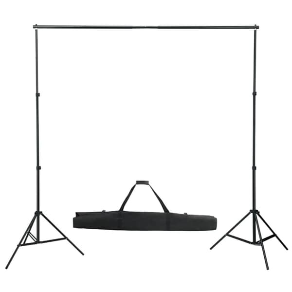 vidaXL Studio Kit med softbox, baggrund og reflektorer