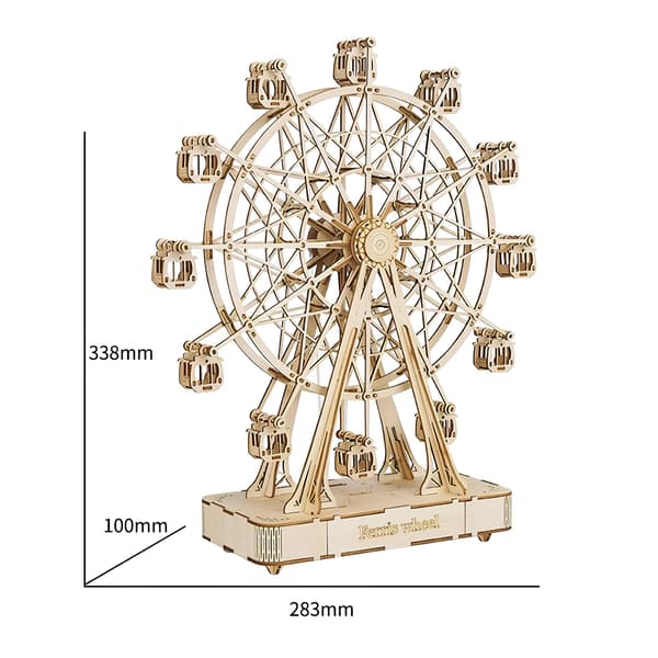 Constructor 3D-model Robotime pariserhjul 232 dele 28 x 10 x 34 cm