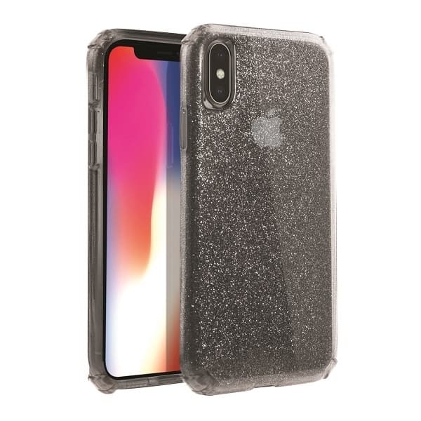 UNIQ Clarion Tinsel iPhone Xs Max cover sort/damp røg