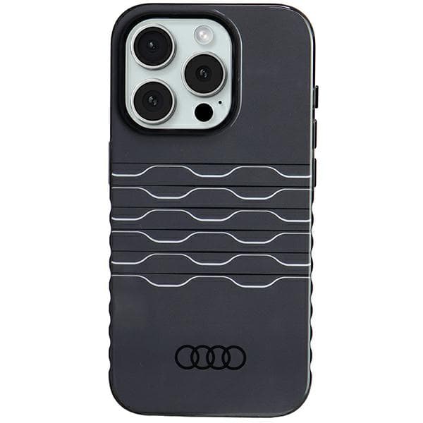 Audi IML MagSafe-etui til iPhone 15 Pro, sort