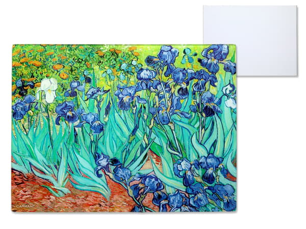 Glastavle - V. van Gogh, Iriser (CARMANI)