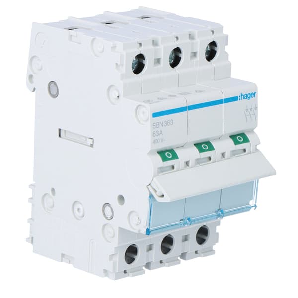 Modulaarinen kytkinerotin 3P 63A 400VAC