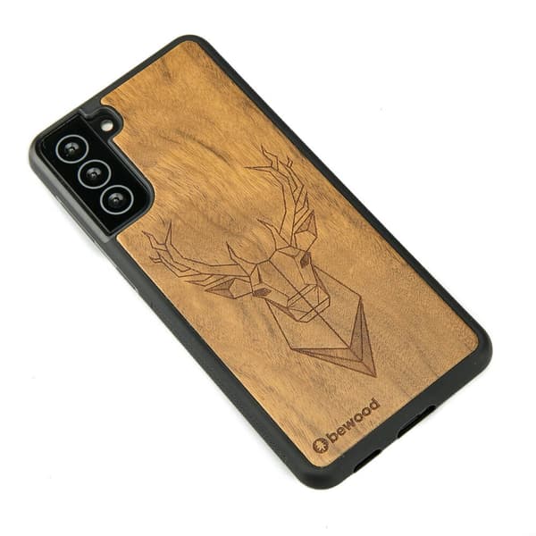 Træcover til Samsung Galaxy S21 FE DEER IMBUIA