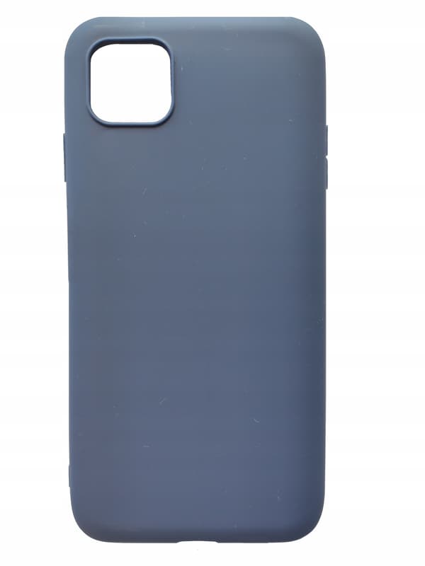 SILIKONE BLØDT cover til APPLE iPhone 11 pro Max MARINEBLÅ + 9H Glas