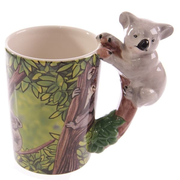 PKSMUG55 Hvid Koala Keramikkrus