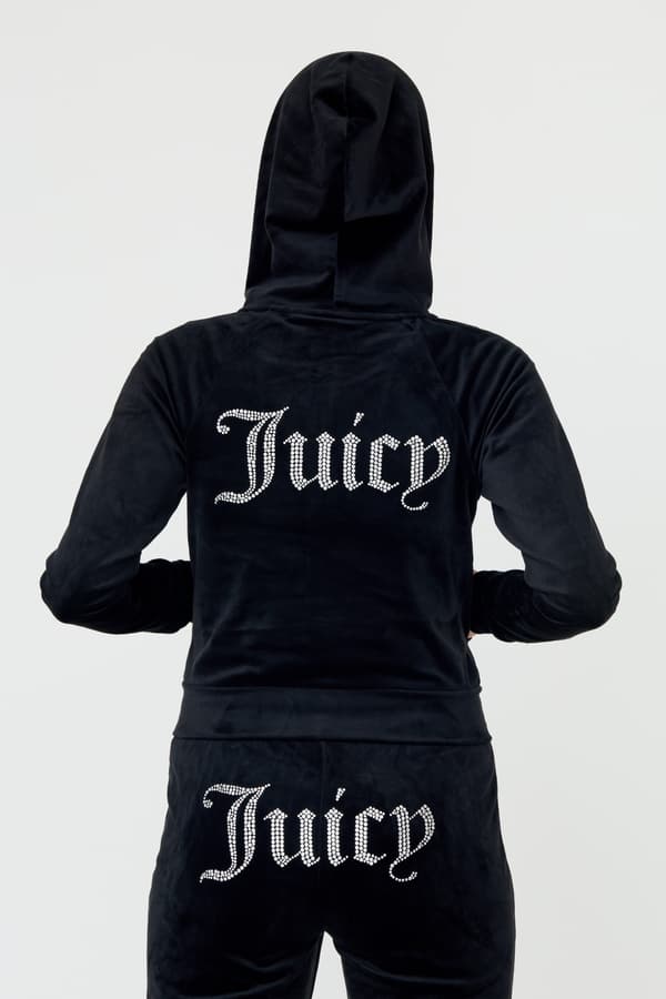 Juicy Couture Sort Dame Sweatshirt Madison M