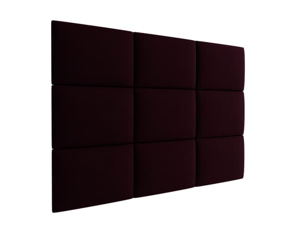 Polstret panel 60x40 Magic Velvet 2202 (Bordeauxrød)