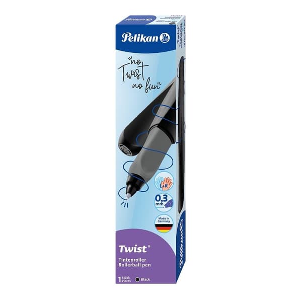 Twist kuglepen sort