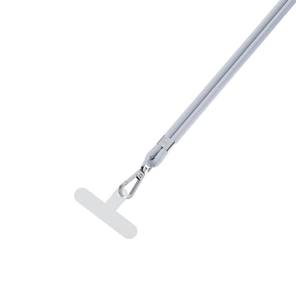 3mk EasyClip telefonrem, snöre, grå med silverdetaljer