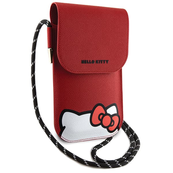 Hello Kitty Hiding Kitty Snortaske, Rød