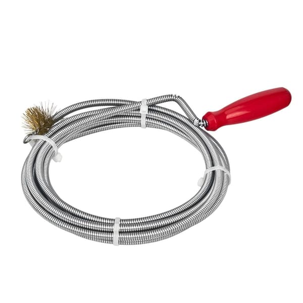 Avloppsspiral för rör med borste 6mm x 3m KD11768