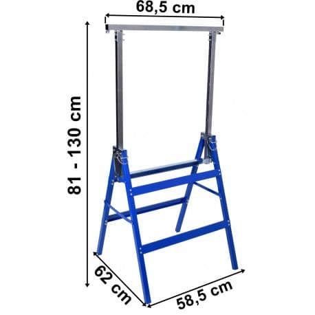 KOBYŁKA værkstedsstativ 130 cm 2 stk