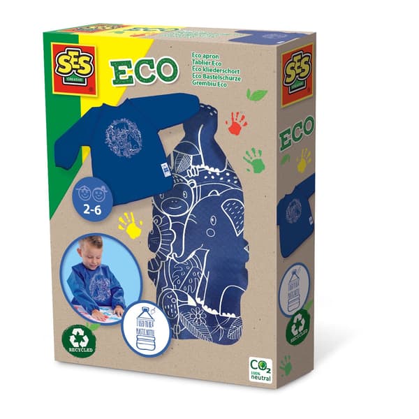 ECO Maleforklæde til børn Blå SES Creative 24923