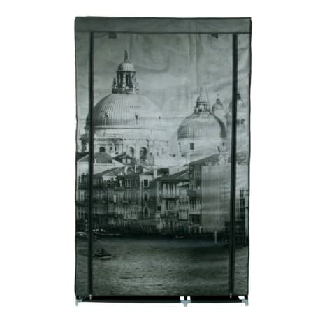 Tekstilgarderobe med Venedig-print