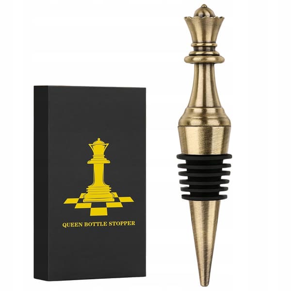 Skakdronning Vinprop, Bronze, Perfekt Gave