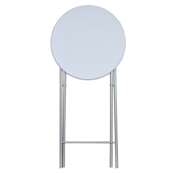 vidaXL barborde med MDF-plader, hvide, 4 stk.