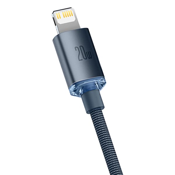 USB - Lightning-kabel til hurtig opladning og dataoverførsel 1,2m sort