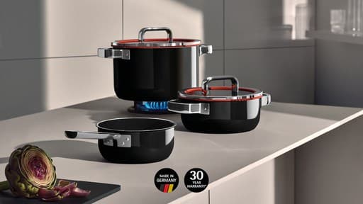 Lav gryde, 24 cm, sort Fusiontec FunctionPro / WMF