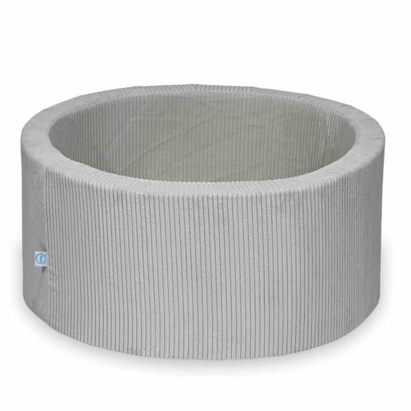 Tør pool 90x40 Corduroy grå uden bolde