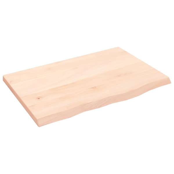 vidaXL bordplade 60x40x2 cm ru egetræ