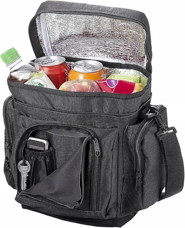 centrixx køletaske, dyb sort, 12 liter