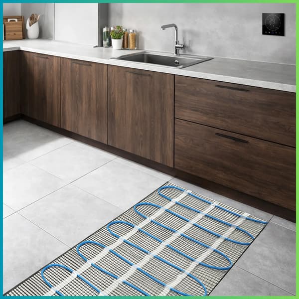 Varmemåtte under fliser 160W - 3,5m2 ergowave