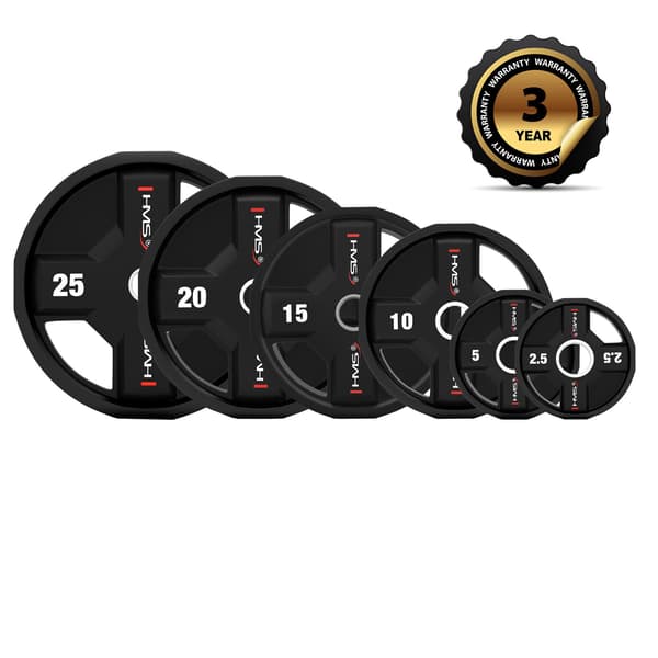 Polyuretan olympisk plade 5 kg TPC05 CPU HMS