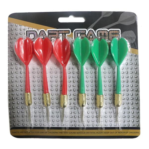 MASTER Mässingsplåtade dartpilar 6 stycken