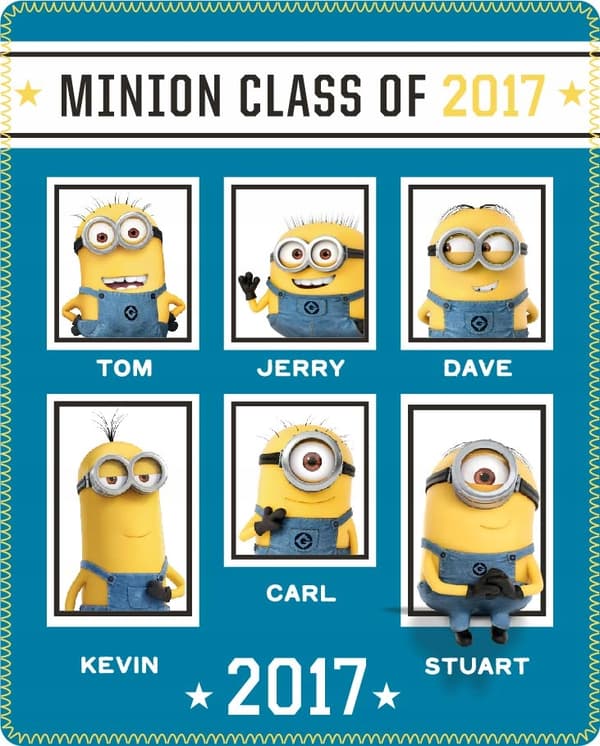 Minions fleecefilt 120x140cm